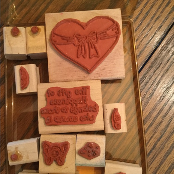 Gift of Happiness rubber stamp set - Picture 5 of 5